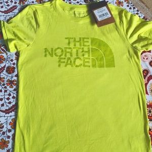 THE NORTH FACE LUXE Tri-blend Women's Tee NWT SZ XS GREEN Pit to Pit 17"